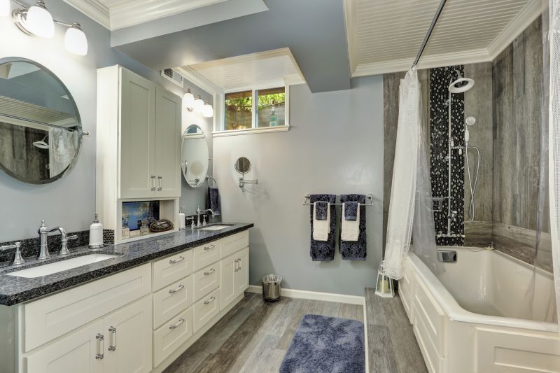 Renovated Master Bathroom with Double Vanities